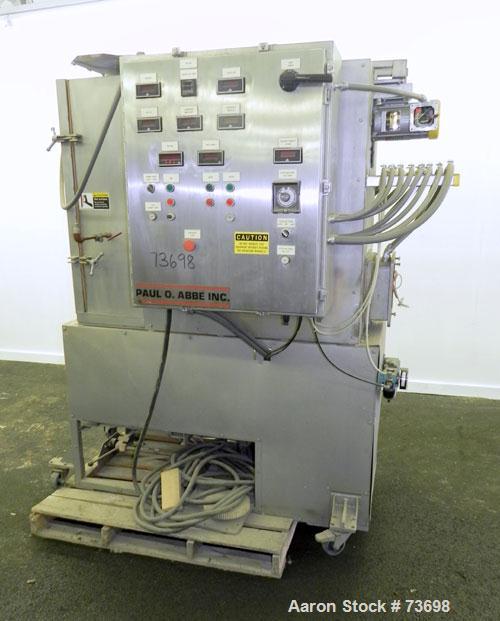 Used Stainless Steel Paul O. Abbe/Forberg Twin Shaft Fluidizer/Dryer, Model AFD