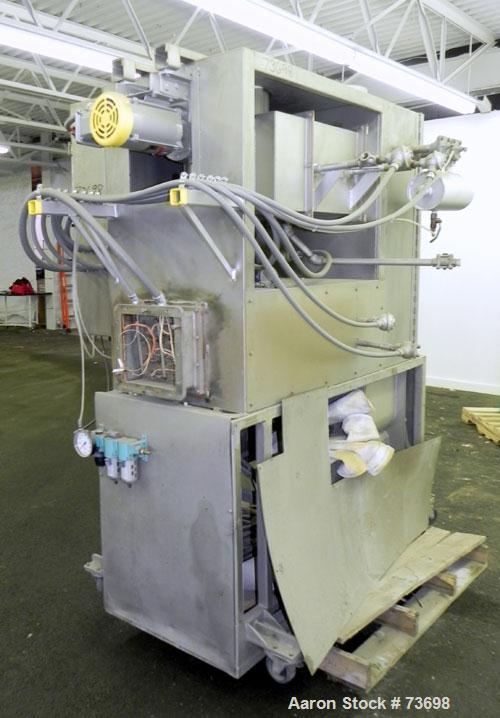 Used- Stainless Steel Paul O. Abbe/Forberg Twin Shaft Fluidizer/Dryer, Model AFD