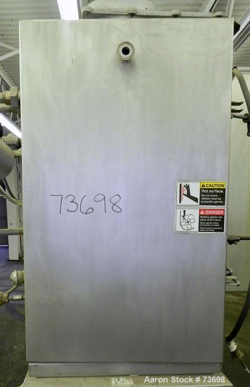 Used- Stainless Steel Paul O. Abbe/Forberg Twin Shaft Fluidizer/Dryer, Model AFD