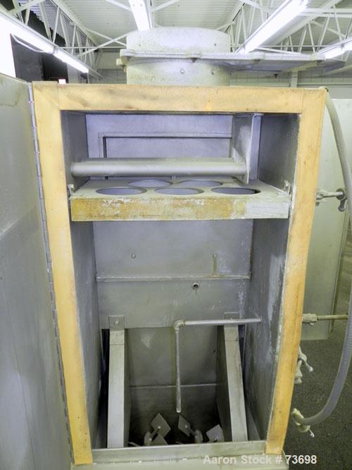 Used- Stainless Steel Paul O. Abbe/Forberg Twin Shaft Fluidizer/Dryer, Model AFD