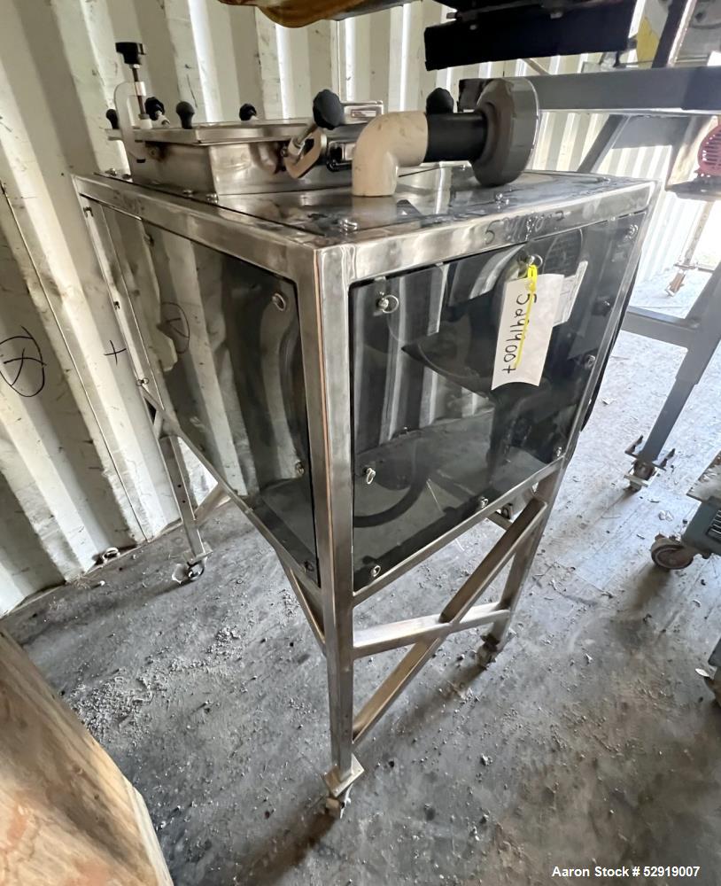 Used Paul O Abbe Stainless Steel Fluidizer – 0.7 Cu Ft for Sale