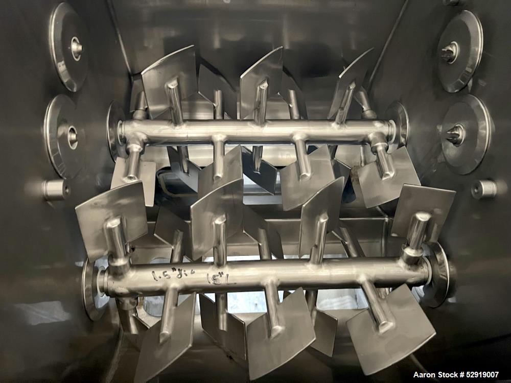 Used Paul O Abbe Stainless Steel Fluidizer – 0.7 Cu Ft for Sale