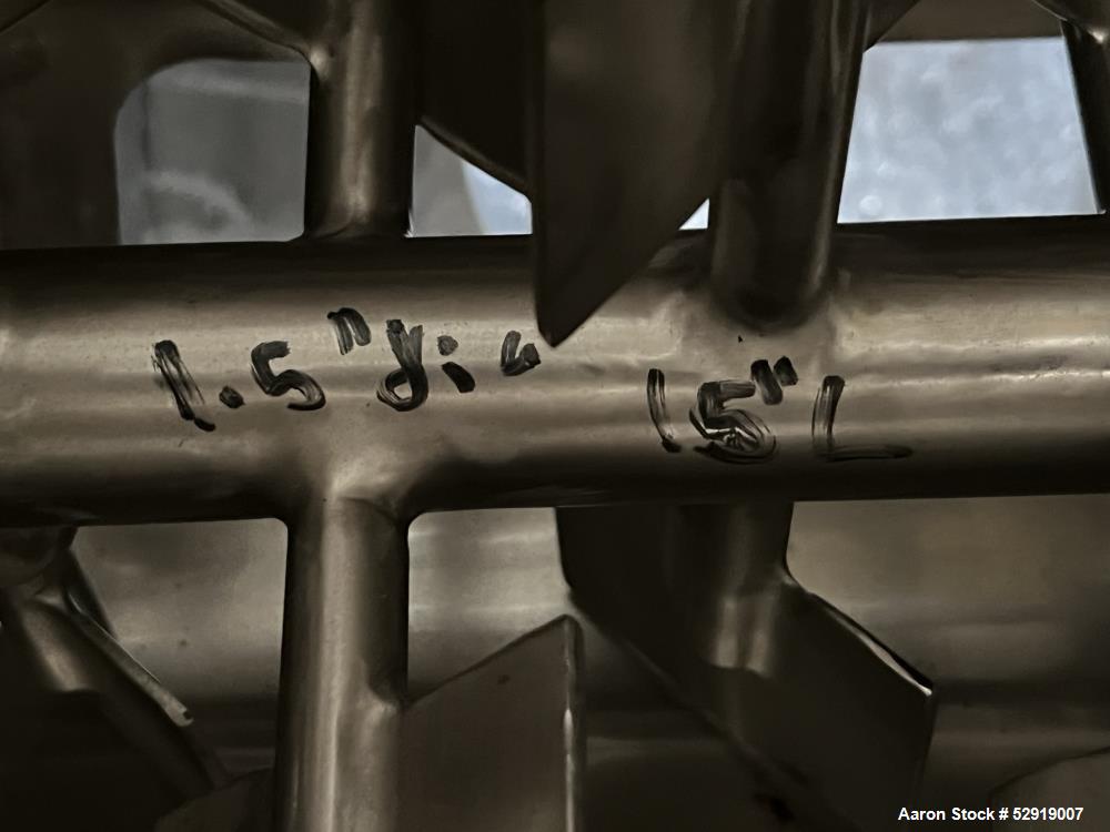 Used Paul O Abbe Stainless Steel Fluidizer – 0.7 Cu Ft for Sale