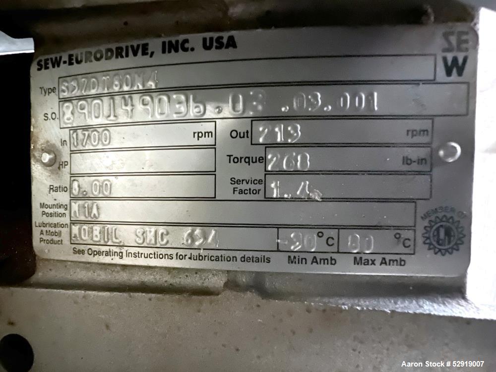 Used Paul O Abbe Stainless Steel Fluidizer – 0.7 Cu Ft for Sale