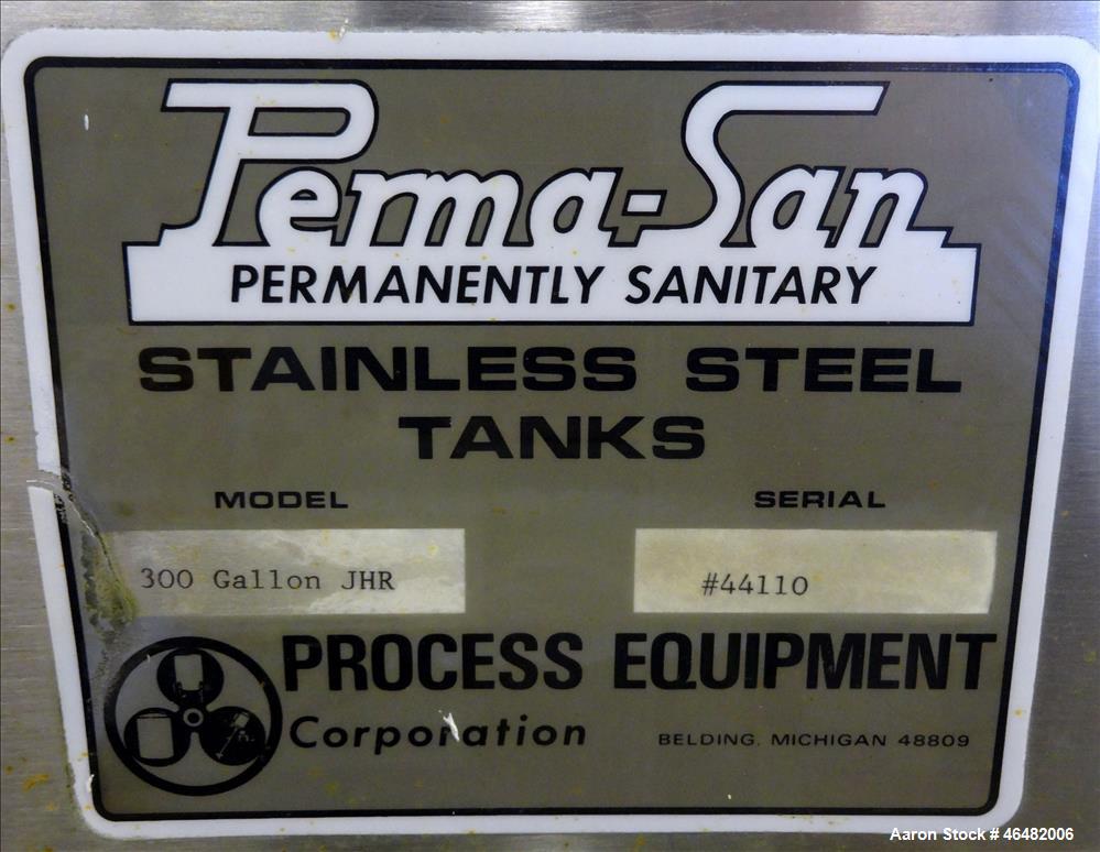 Used- Perma-San 300 Gallon Paddle Mixer