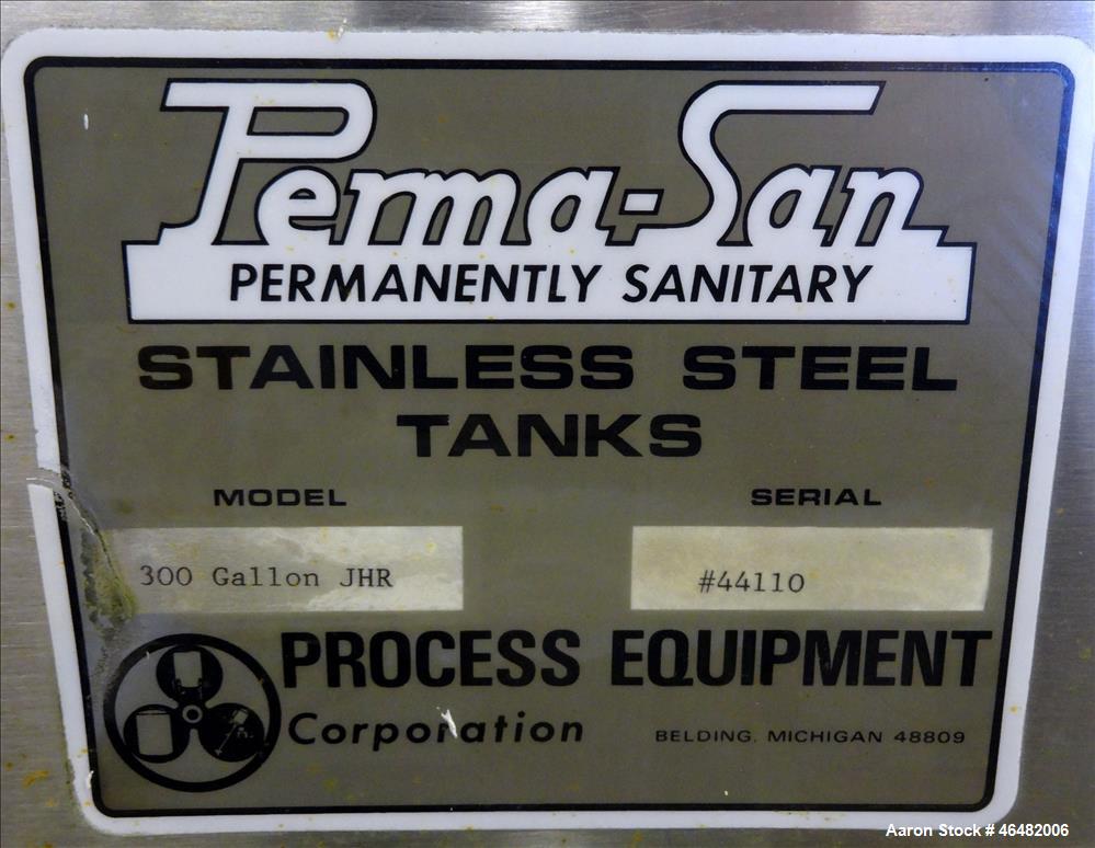 Used Perma-San 300 Gallon Paddle Mixer