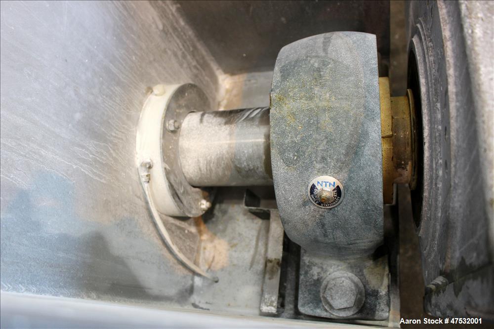 Used Phlauer Paddle Mixer, Model AJSP 486-6 SPSS, 304 Stainless Steel, Approxim