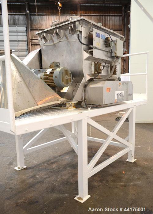 Used Stainless Steel Phlauer ( A&J Mixing ) Premium Fluidizing Mixer, Model F-250S