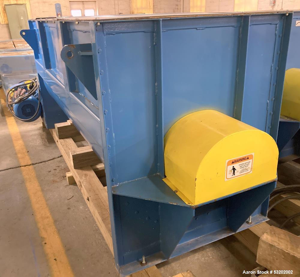 Used S. Howes Model M-368 Horizontal Paddle Blender – 63.6 Cu Ft, 20 HP, Carbon Steel, Center Discharge