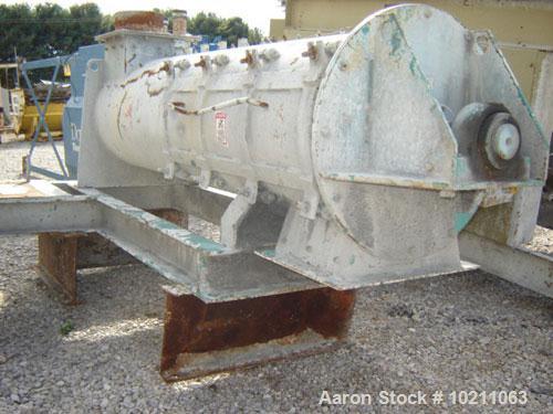 Used-10 Cubic Foot Scott Equipment Pin/Paddle Mixer, Model HSB2072. With 5 belt sheave but no motor included. Unit was previ...