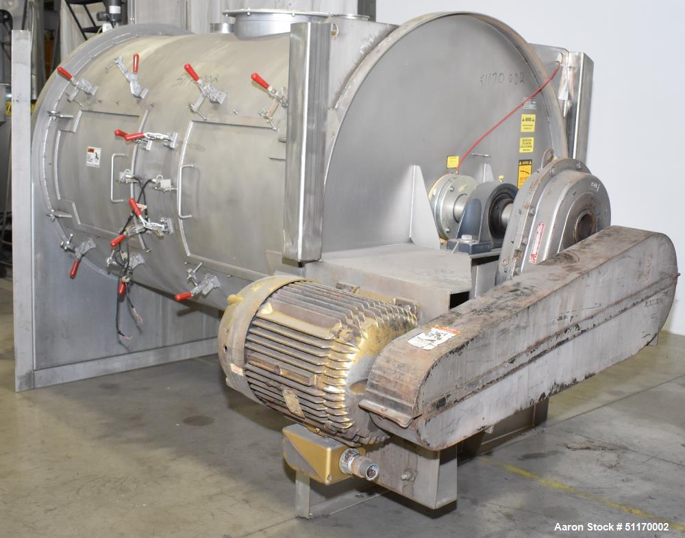 Used Scott Equipment Industrial Batch Horizontal Paddle Mixer