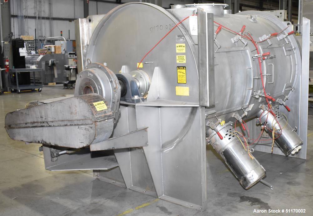 Used Scott Equipment Industrial Batch Horizontal Paddle Mixer