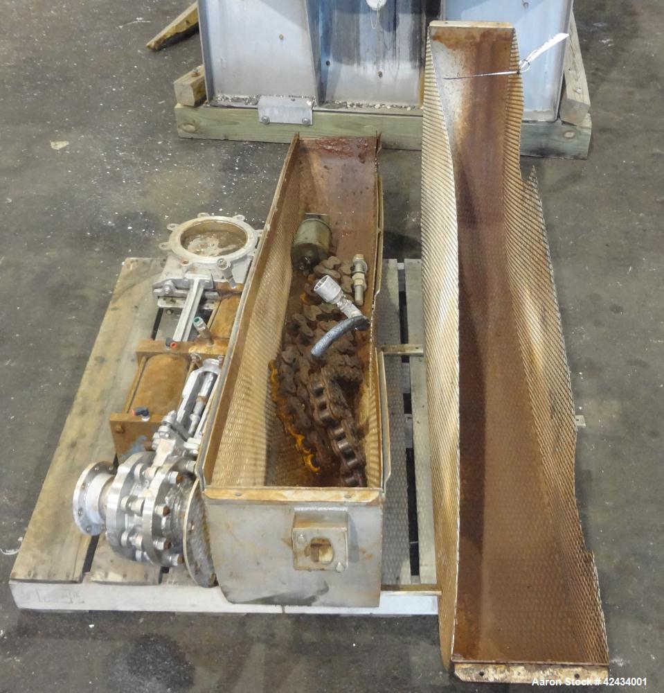 Used Scott Equipment Paddle Mixer, 100 Cubic Feet Capacity, 304 Stainless Steel