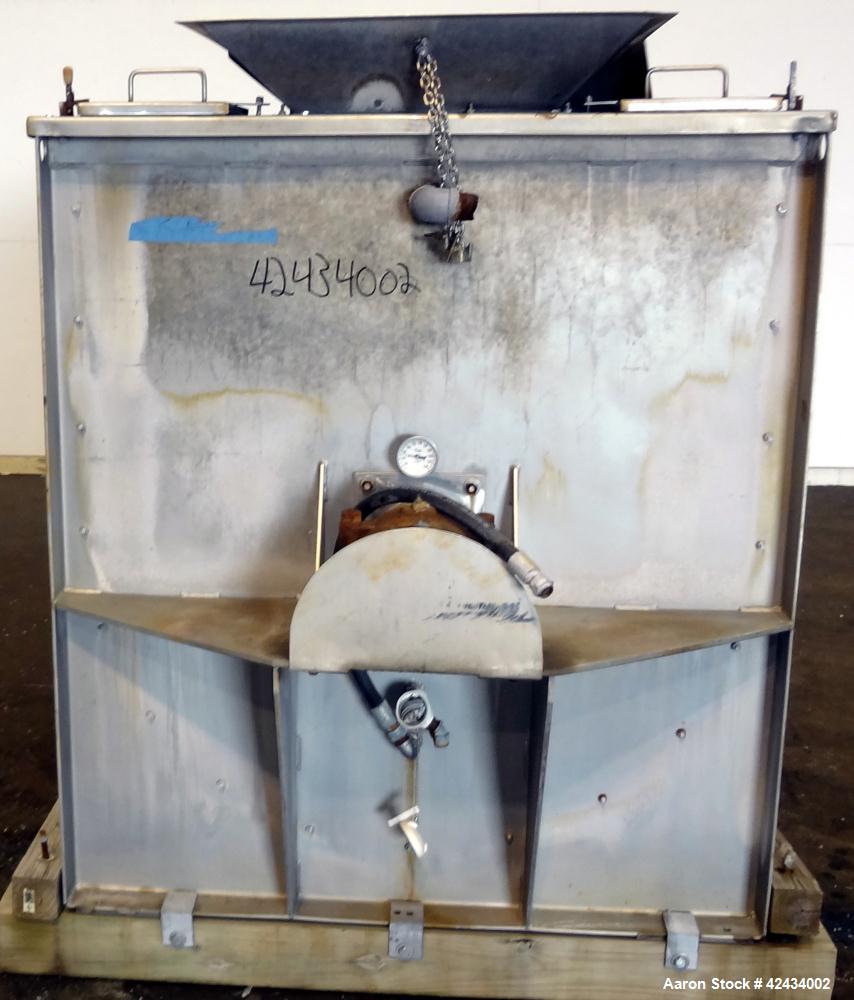 Used Scott Equipment Paddle Mixer, 100 Cubic Feet Capacity, 304 Stainless Steel