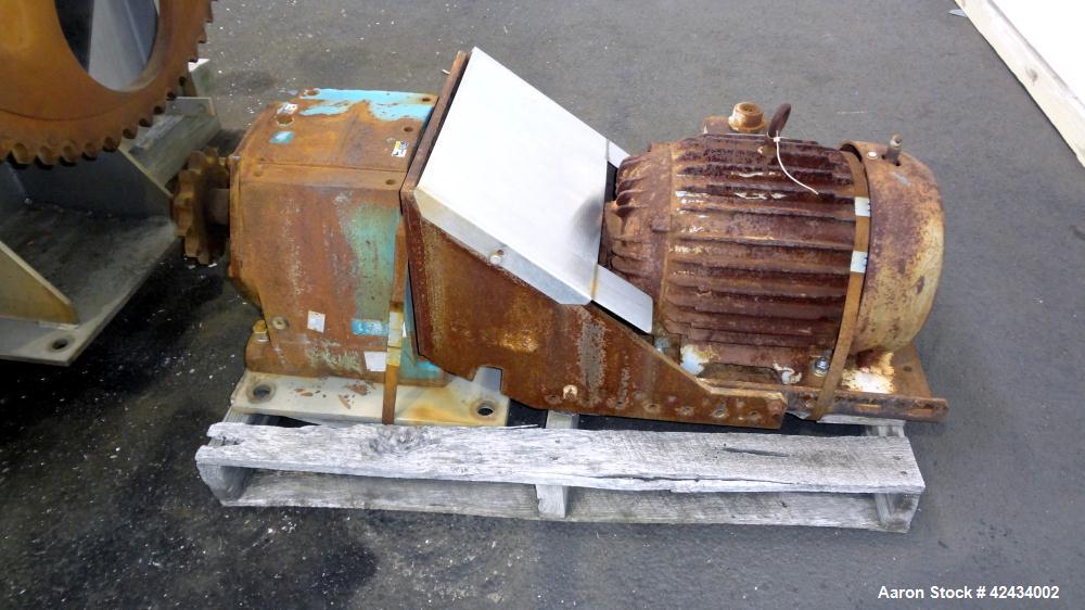 Used Scott Equipment Paddle Mixer, 100 Cubic Feet Capacity, 304 Stainless Steel