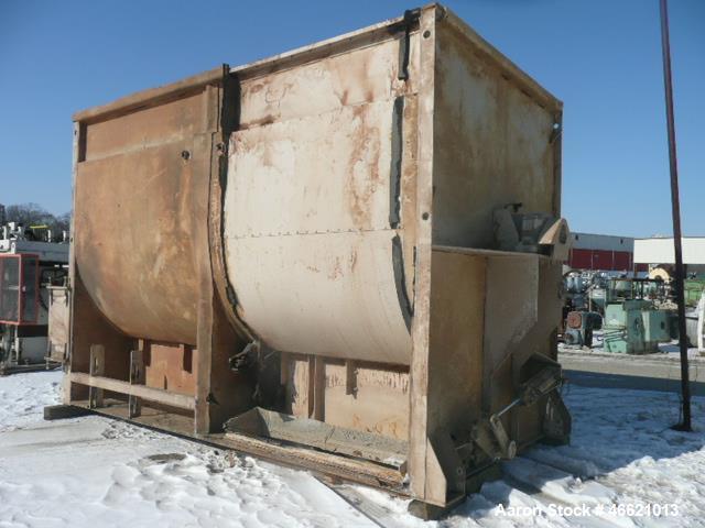 Used Scott Ribbon Paddle Blender, Model #GHPRM9615, 600 Cubic Foot Working Capa