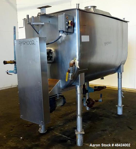 Used Viatec Jacketed Paddle Mixer, 558 Gallon Total Capacity