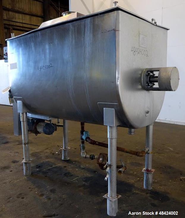 Used Viatec Jacketed Paddle Mixer, 558 Gallon Total Capacity