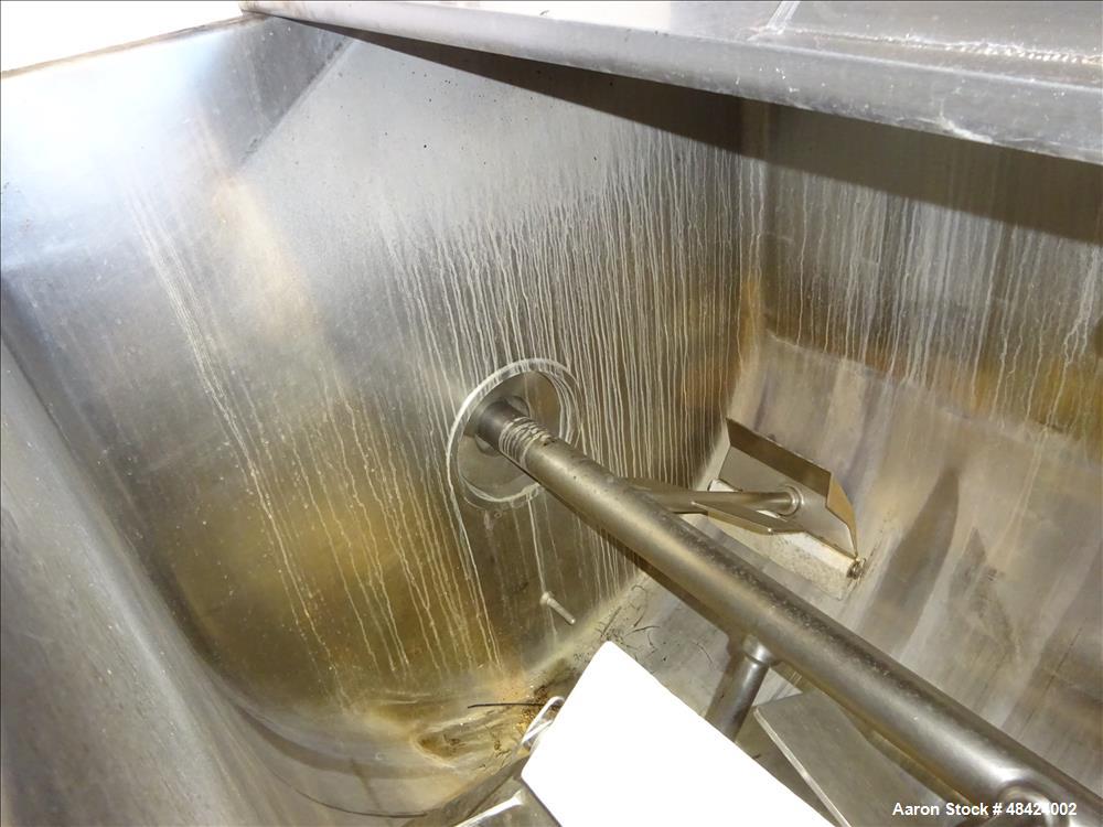 Used Viatec Jacketed Paddle Mixer, 558 Gallon Total Capacity