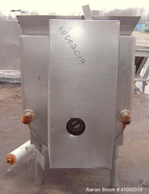 Used Stainless Steel Will Flow Paddle Blender, approximately 20 cubic feet (150 gallon)