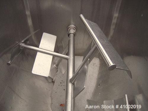 Used Stainless Steel Will Flow Paddle Blender, approximately 20 cubic feet (150 gallon)