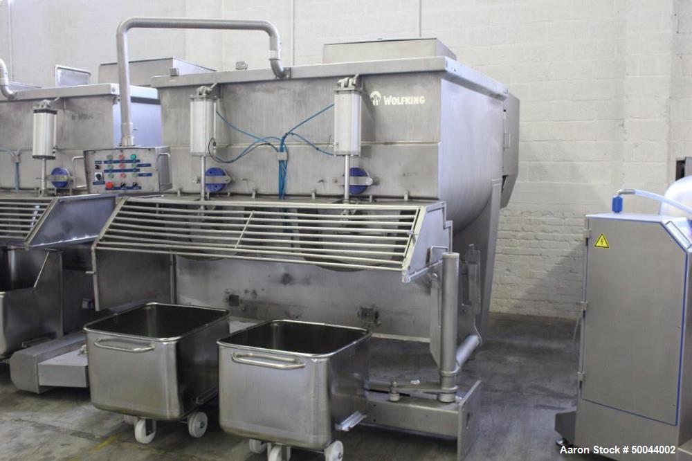 Used Wolfking Twin Shaft Paddle Mixer