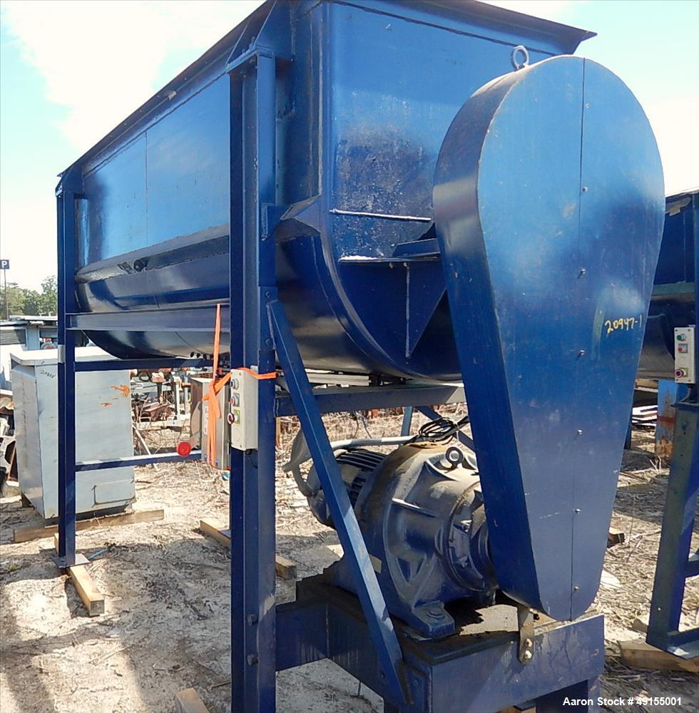 Used- Young Machinery Paddle & Ribbon Blender, Size 12 42-10-0, Approximate 90