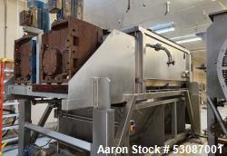 Used-2009 Karl Schnell, Approximately 140 cuft/ 4000 litre Paddle Mixer, sn 14265, All Stainless steel Construction and Cove...