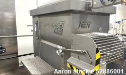 Used- N&N Nadratowski MIX-Series Paddle Blender, Model MIX-900, Stainless Steel. 900 Liter capacity. Two speeds: 16/32 RPM, ...