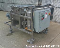 Used Phlauer AJSP141-6DDPSW Twin Shaft Paddle Blender | 5 Cu Ft Stainless Steel Mixer