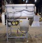 Used Dual Shaft Paddle Mixer, 304 Stainless Steel.