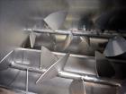 Used- Dual Shaft Paddle Mixer, 304 Stainless Steel.