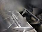 Used- Dual Shaft Paddle Mixer, 304 Stainless Steel.