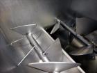 Used Dual Shaft Paddle Mixer, 304 Stainless Steel.