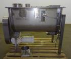 Used- Paddle Mixer, Approximate 7 Cubic Feet, 304 Stainless Steel