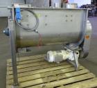 Used- Paddle Mixer, Approximate 7 Cubic Feet, 304 Stainless Steel