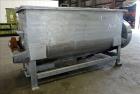 Used- Paddle Mixer, 304 Stainless Steel, Approximate 90 Cubic Feet Working Capac