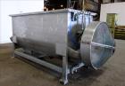 Used Paddle Mixer, 304 Stainless Steel, Approximate 90 Cubic Feet Working Capac
