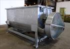 Used- Paddle Mixer, 304 Stainless Steel, Approximate 90 Cubic Feet Working Capac