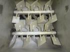 Used Forberg Twin Shaft Paddle Mixer, Model 766, Approximate 4.2 Cubic Feet.