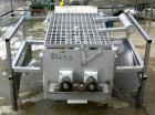 USED: Twin Shaft Paddle Mixer, 15 cubic feet working capacity, 304 stainless steel. Non-jacketed trough 25