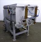 Used American Food Equipment Company Twin Shaft Paddle Mixer, Model 510, Capacity 1,500 lbs (approximate 40 cubic feet), 304 Stainless Steel. Non-jacketed trough 60