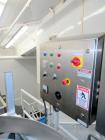 Used A&J Phlauer High Performance Single Shaft Paddle Mixer, Model AJSP304SPSW, Stainless Steel. Approximate 15 cubic feet capacity, hindged top cover, welded paddles, outboard roller bearings, end b...