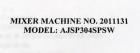Used A&J Phlauer High Performance Single Shaft Paddle Mixer, Model AJSP304SPSW, Stainless Steel. Approximate 15 cubic feet capacity, hindged top cover, welded paddles, outboard roller bearings, end b...