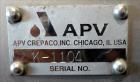 Used APV Dual Shaft Vacuum Paddle Blender, Model #80DP-V