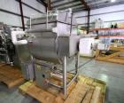 Used APV Crepaco Blender.  Aprox. 20 Cubic Ft., Jacketed Trough, Dual Wing Mixing Blade, 75 PSI @ 350 F, -20 F @ 75 PSI, Sprayball, Agitation Motor, Tri-Clover Air Valve, Hinged Top Cover, Mounted on...