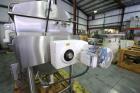 Used APV Crepaco Blender.  Aprox. 20 Cubic Ft., Jacketed Trough, Dual Wing Mixing Blade, 75 PSI @ 350 F, -20 F @ 75 PSI, Sprayball, Agitation Motor, Tri-Clover Air Valve, Hinged Top Cover, Mounted on...