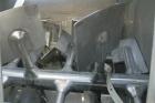 USED: American Process Forberg twin shaft fluidizer, model FZM-88.8. 88.3 cubic feet working capacity, 304 stainless steel. Non-jacketed trough 78