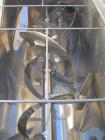 USED: American Process ribbon/paddle blender, model PRB-18. 18 cubic feet working capacity, 304 stainless steel. 304 stainless steel jacketed trough 28