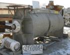 USED: American Process paddle mixer, model SCPB155, 155 cubic feet capacity, 304 stainless steel. Semi-cylindrical. Stainless steel dimple jacketed trough 50